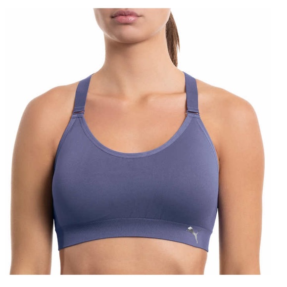 Puma Ladies Sports Bra, 3 pack (Pink pack) - Picture 3 of 10